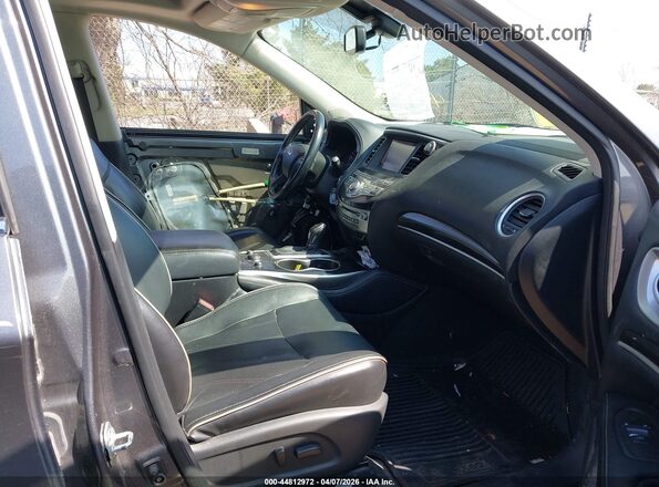 5N1DL0MM4JC506660 2018 INFINITI QX60 Gray Vista interior delantera