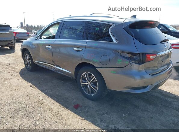 5N1DL0MM4JC506660 2018 INFINITI QX60 Gray Trasero izquierdo
