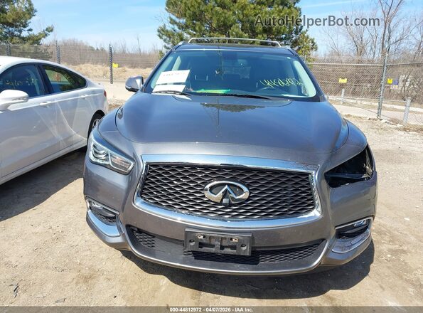 5N1DL0MM4JC506660 2018 INFINITI QX60 Gray Vista interior trasera