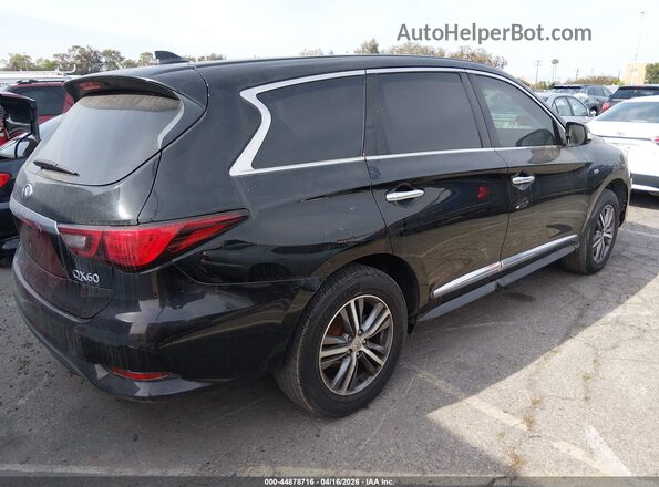 5N1DL0MM5LC522224 2020 INFINITI QX60 Черный Задняя правая четверть
