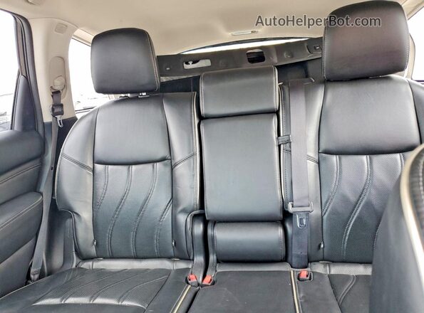 5N1DL0MM6HC512499 2017 INFINITI QX60 Черный Вид задних сидений