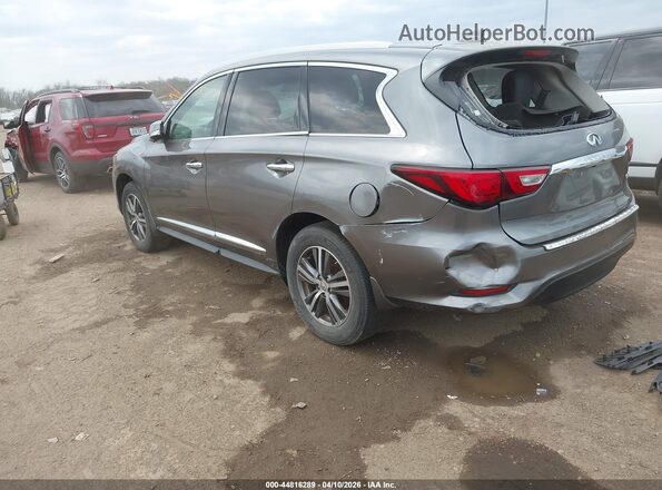 5N1DL0MM6JC505722 2018 INFINITI QX60 Gray Tył lewy