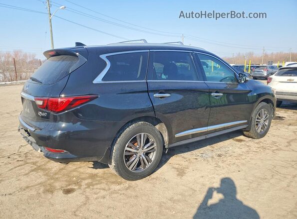 5N1DL0MM6LC516982 2020 INFINITI QX60 Черный Задняя правая четверть