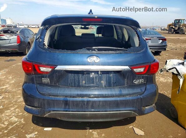 5N1DL0MM7JC522898 2018 INFINITI QX60 Blue უკანა ხედი