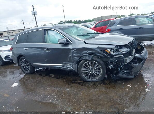 5N1DL0MM9JC521140 2018 INFINITI QX60 Серый Вид задней части салона