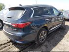 2017 Infiniti Qx60 Синий vin: 5N1DL0MMXHC524610