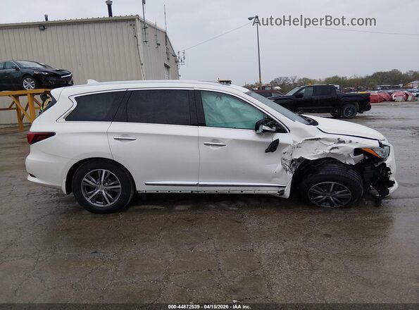 5N1DL0MN0KC565490 2019 INFINITI QX60 White Вид задньої частини салону
