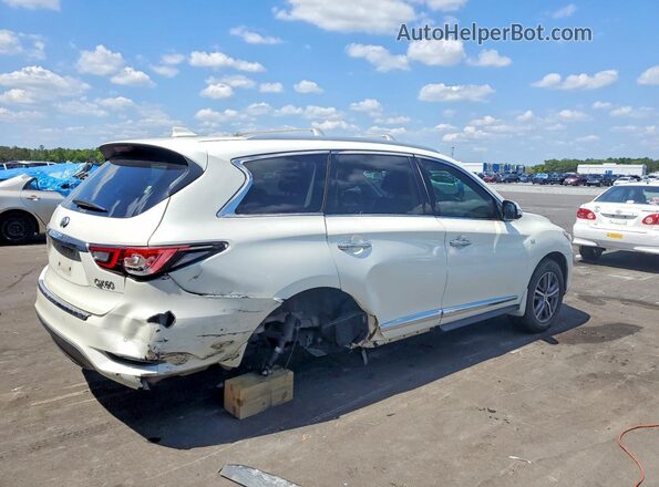 5N1DL0MN4JC516999 2018 INFINITI QX60 White Tył prawy