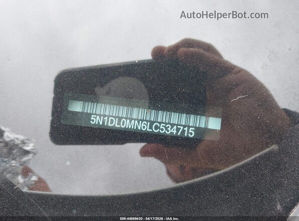 5N1DL0MN6LC534715 2020 INFINITI QX60 White Вид підкапотного простору