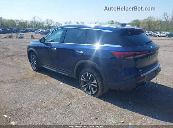 5N1DL1FS5PC358173 2023 INFINITI QX60 Синий Задняя левая четверть