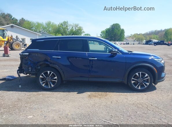 5N1DL1FS5PC358173 2023 INFINITI QX60 Синий Панорамный вид салона 360°