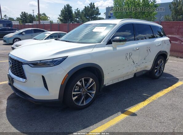 5N1DL1FSXPC350263 2023 INFINITI QX60 White Przód lewy