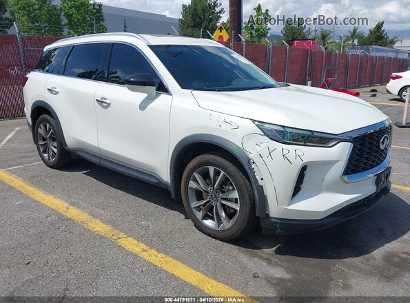 5N1DL1FSXPC350263 2023 INFINITI QX60 White Przód prawy
