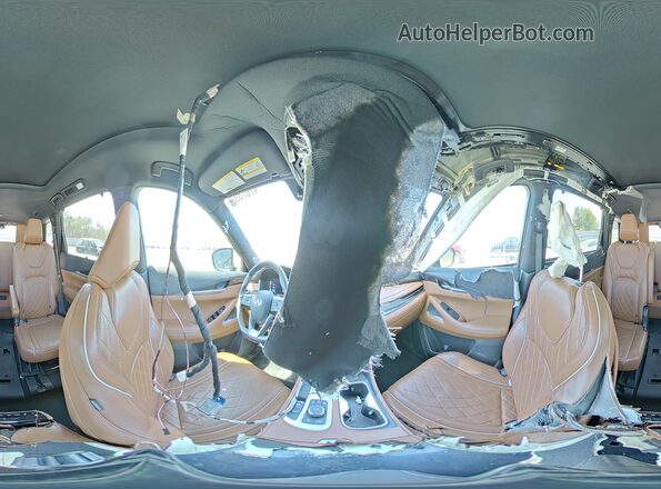 5N1DL1HU3RC357475 2024 INFINITI QX60 Черный Панорамный вид салона 360°