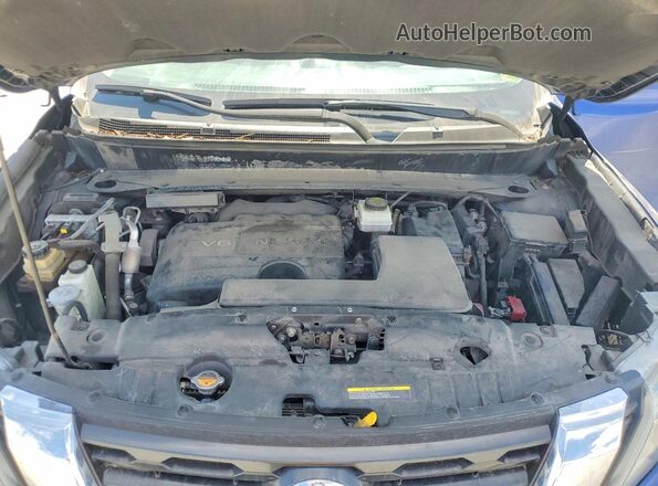 5N1DR2AM9LC651436 2020 NISSAN PATHFINDER Blue Widok wnętrza z tyłu