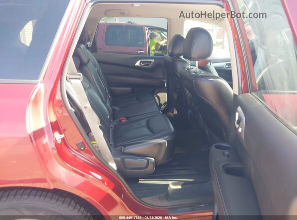 5N1DR2CM2LC626729 2020 NISSAN PATHFINDER Burgundy Vista de la etiqueta del VIN