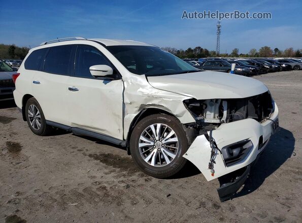 5N1DR2MM0HC620076 2017 NISSAN PATHFINDER Белый Передняя правая четверть