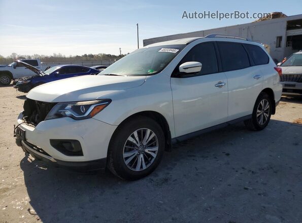 5N1DR2MM0HC620076 2017 NISSAN PATHFINDER Белый Передняя левая четверть