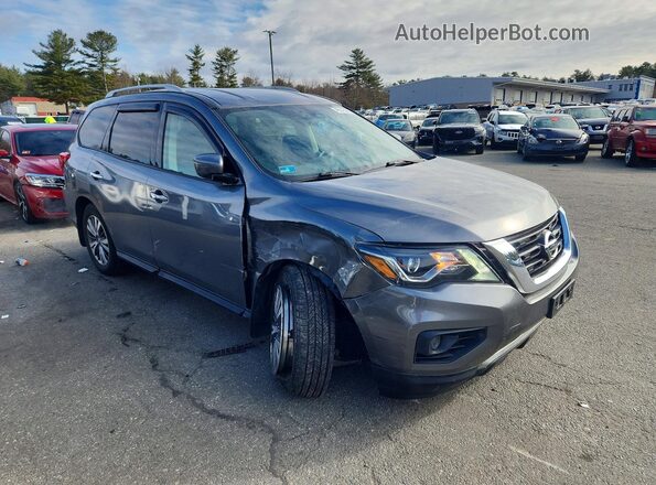 5N1DR2MM1JC661466 2018 NISSAN PATHFINDER Gray Delantero derecho