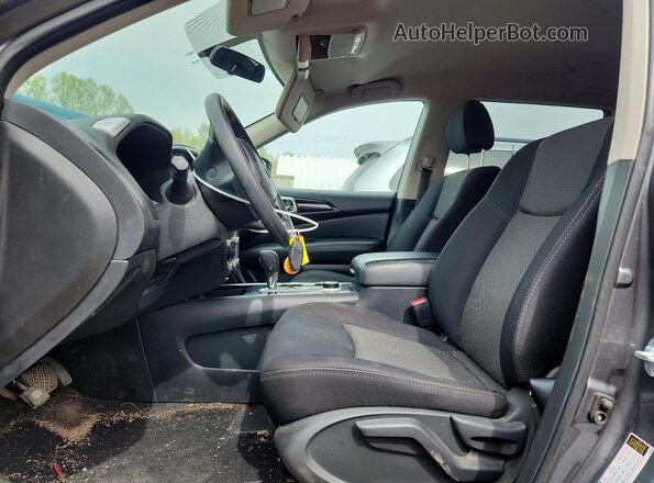 5N1DR2MM2KC594894 2019 NISSAN PATHFINDER Gray წინა სალონის ხედი