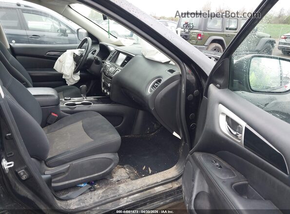 5N1DR2MM2KC617672 2019 NISSAN PATHFINDER Black Вид салону спереду