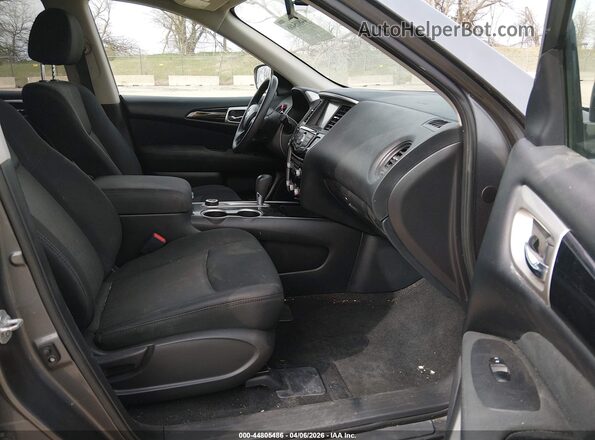 5N1DR2MM3HC655601 2017 NISSAN PATHFINDER Gray Вид салону спереду