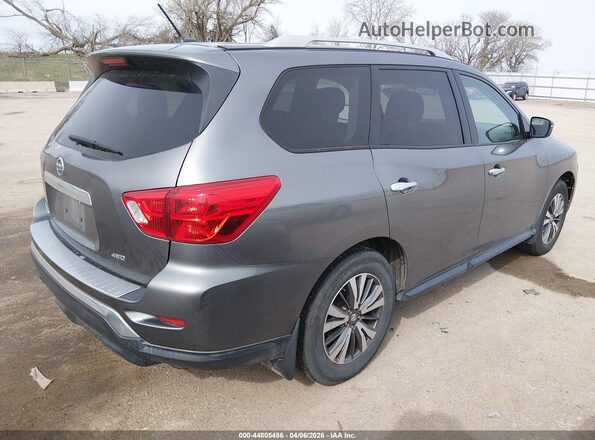 5N1DR2MM3HC655601 2017 NISSAN PATHFINDER Gray Задня права чверть