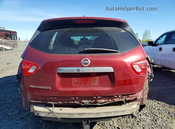 5N1DR2MM4JC652034 2018 NISSAN PATHFINDER Бордовый Вид сзади