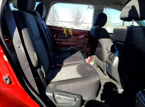 5N1DR2MM4JC652034 2018 NISSAN PATHFINDER Бордовый Вид задней части салона
