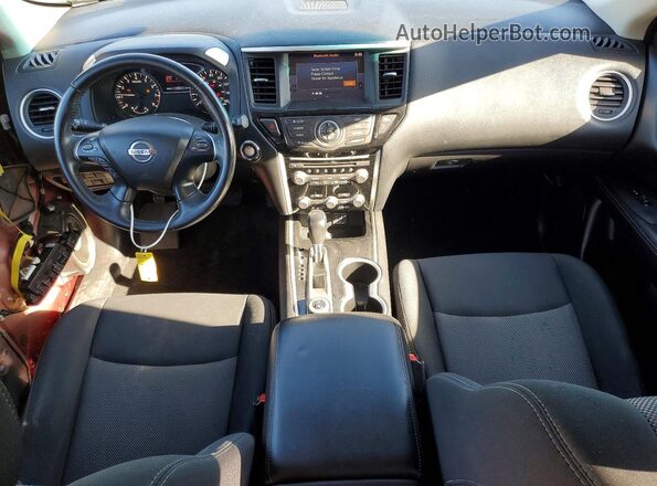 5N1DR2MM4JC652034 2018 NISSAN PATHFINDER Бордовый Вид панели приборов