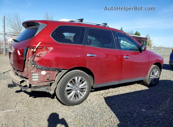 5N1DR2MM4JC652034 2018 NISSAN PATHFINDER Бордовый Задняя правая четверть