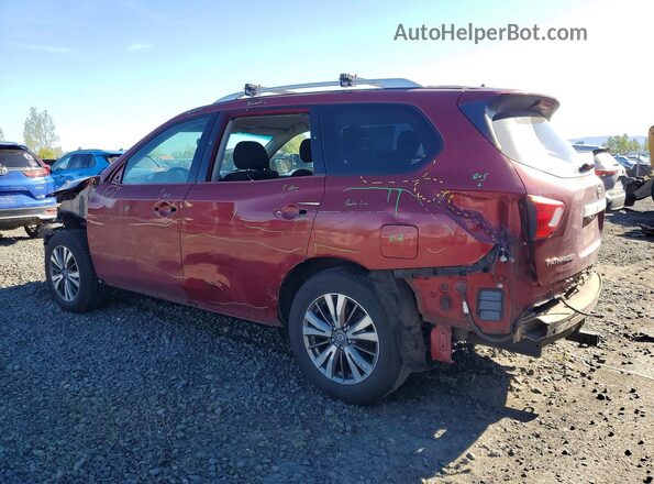 5N1DR2MM4JC652034 2018 NISSAN PATHFINDER Бордовый Задняя левая четверть