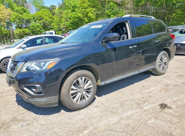 5N1DR2MM4KC587395 2019 NISSAN PATHFINDER Black Առջևի ձախ երեք քառորդ տեսարան