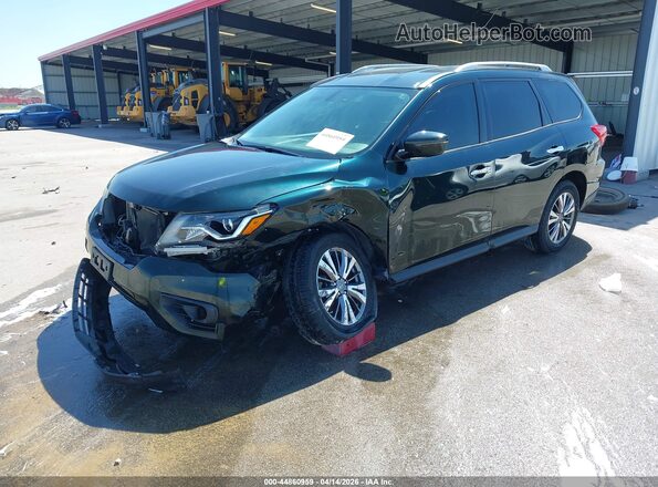 5N1DR2MM5KC586871 2019 NISSAN PATHFINDER Зеленый Передняя левая четверть