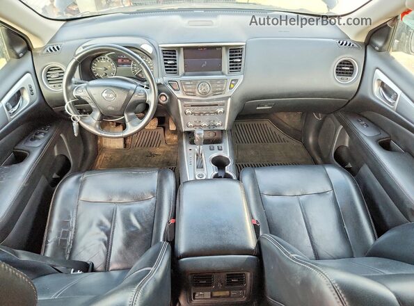 5N1DR2MM6HC609566 2017 NISSAN PATHFINDER Черный Вид панели приборов