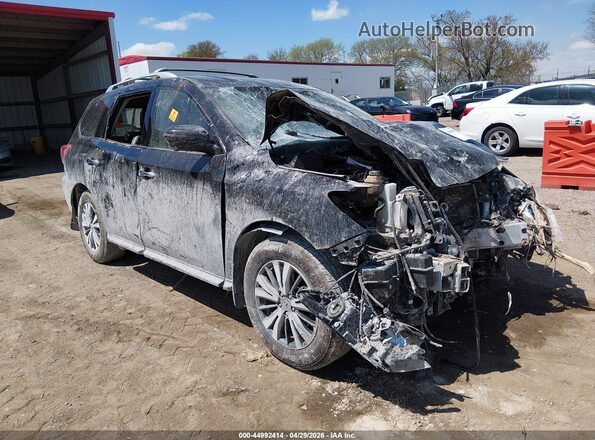 5N1DR2MM6JC674603 2018 NISSAN PATHFINDER Черный Передняя правая четверть