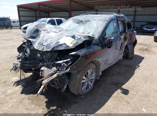 5N1DR2MM6JC674603 2018 NISSAN PATHFINDER Черный Передняя левая четверть
