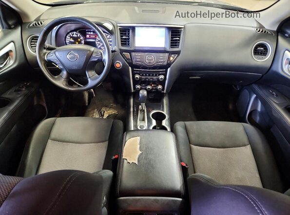 5N1DR2MM6KC598754 2019 NISSAN PATHFINDER Gray Առջևի վահանակի տեսք