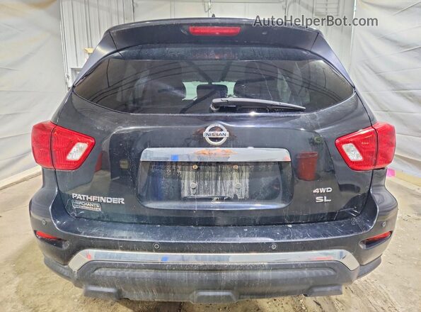 5N1DR2MM6KC606643 2019 NISSAN PATHFINDER Blue უკანა ხედი