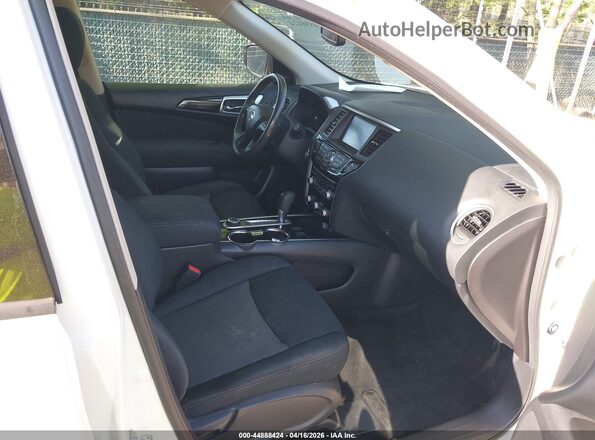 5N1DR2MM9HC644585 2017 NISSAN PATHFINDER White Вид салону спереду