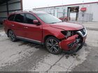 2017 Nissan Pathfinder Platinum Red vin: 5N1DR2MMXHC602085