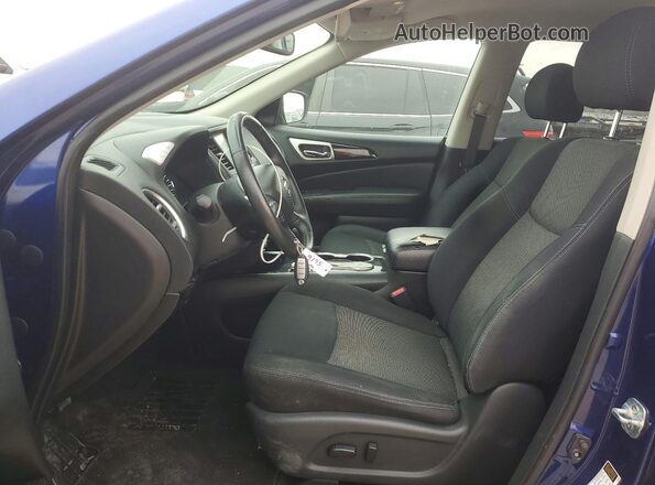 5N1DR2MN0JC643663 2018 NISSAN PATHFINDER Blue Vista interior delantera