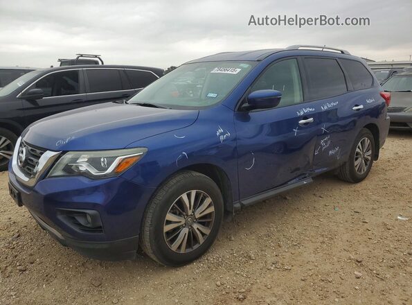 5N1DR2MN0JC643663 2018 NISSAN PATHFINDER Blue Vista tres cuartos delantera izquierda