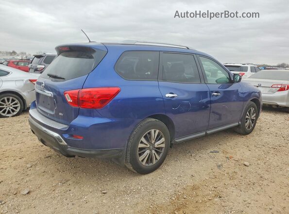 5N1DR2MN0JC643663 2018 NISSAN PATHFINDER Blue Trasero derecho
