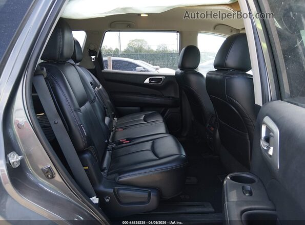 5N1DR2MN0JC654520 2018 NISSAN PATHFINDER Gray Widok naklejki z numerem VIN