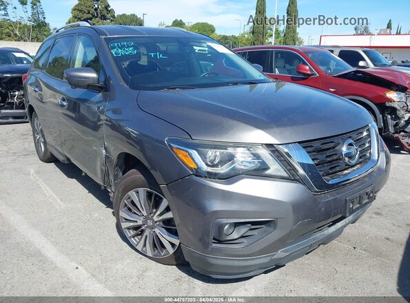 5N1DR2MN0KC610650 2019 NISSAN PATHFINDER Gray Przód prawy