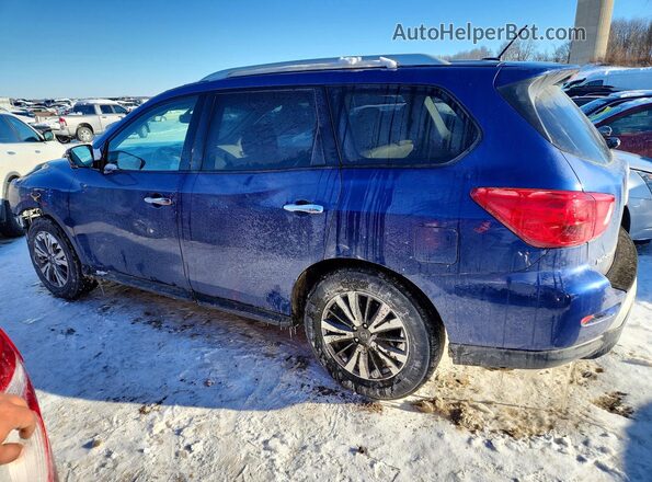 5N1DR2MN2HC678070 2017 NISSAN PATHFINDER Синий Задняя левая четверть