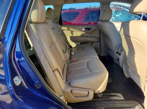 5N1DR2MN2HC678070 2017 NISSAN PATHFINDER Синий Вид задней части салона