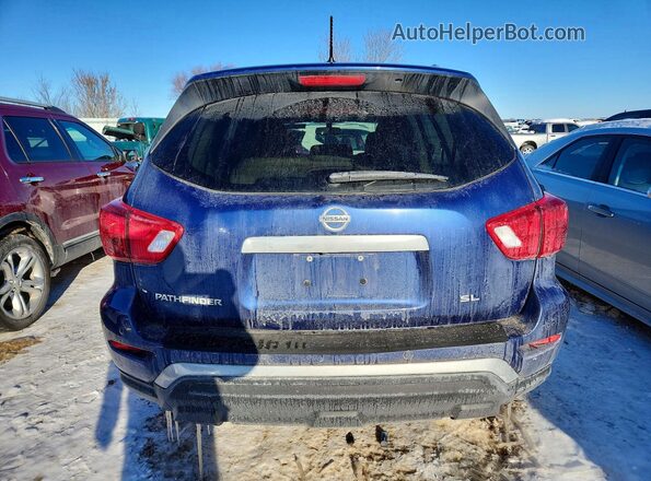 5N1DR2MN2HC678070 2017 NISSAN PATHFINDER Синий Вид сзади