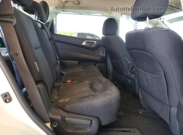 5N1DR2MN2JC619073 2018 NISSAN PATHFINDER White უკანა სავარძლების ხედი